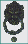 LION HEAD DOOR KNOCKER